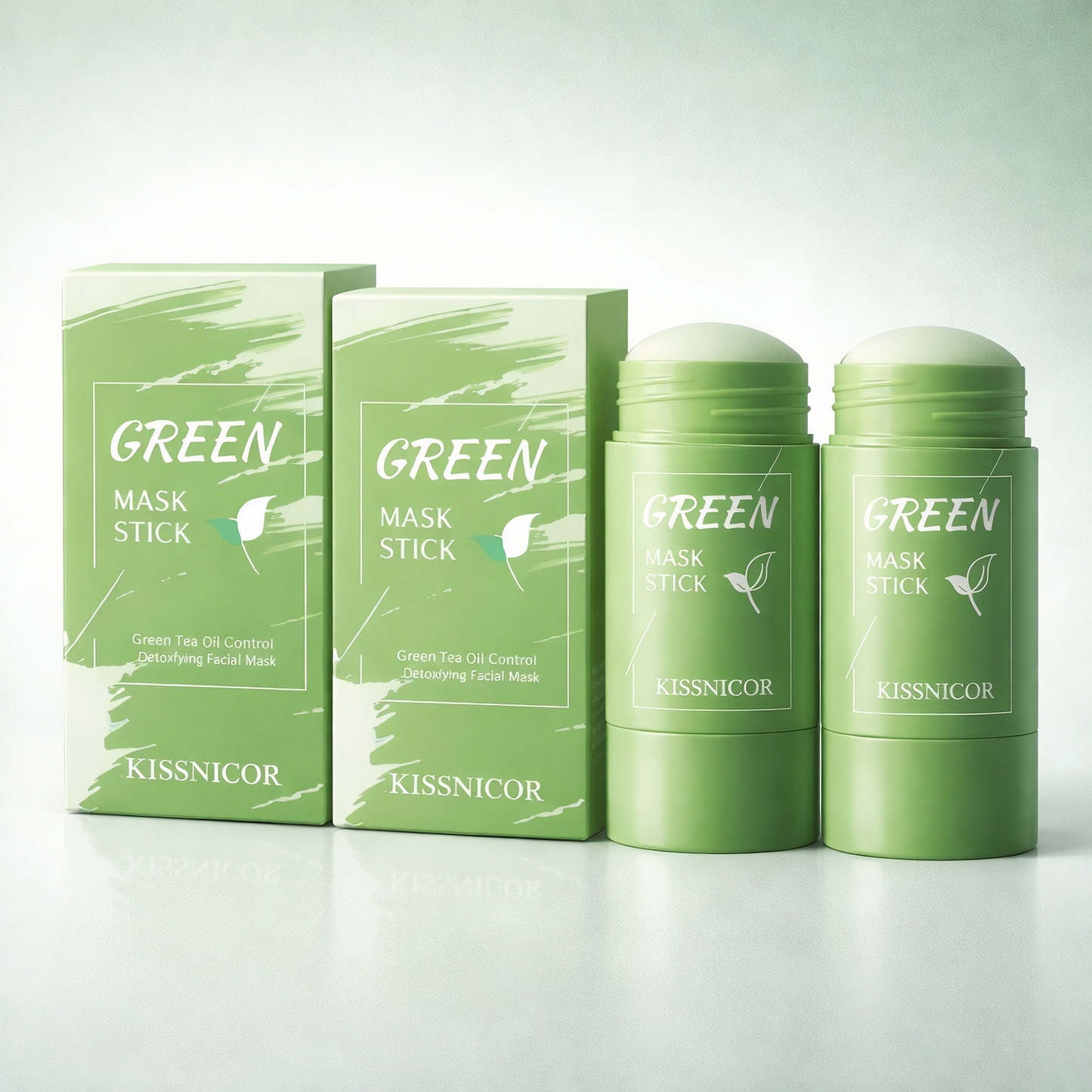 Green Tea Cleansing Mask Stick | 15-Minute T-Zone Reset | Shrink Pores | Deep Blackhead Remover